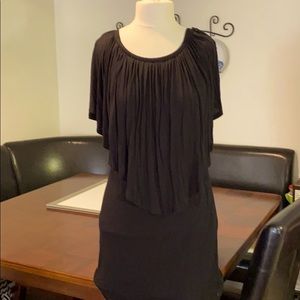 Thalia Soda black cotton dress